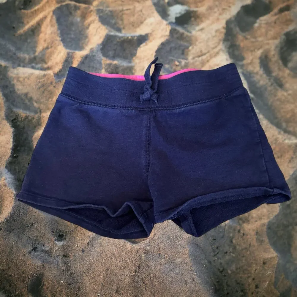 OshKosh B'Gosh Girls Shorts Sz 6 Navy Blue Knit Shorts